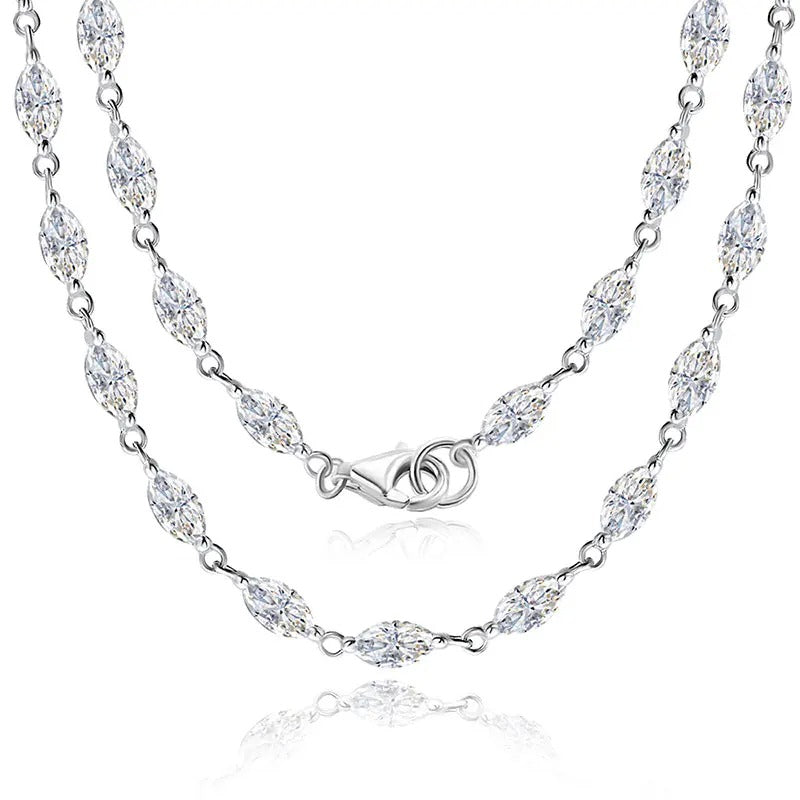 שרשרת טניס מואסנייט מרקיזה