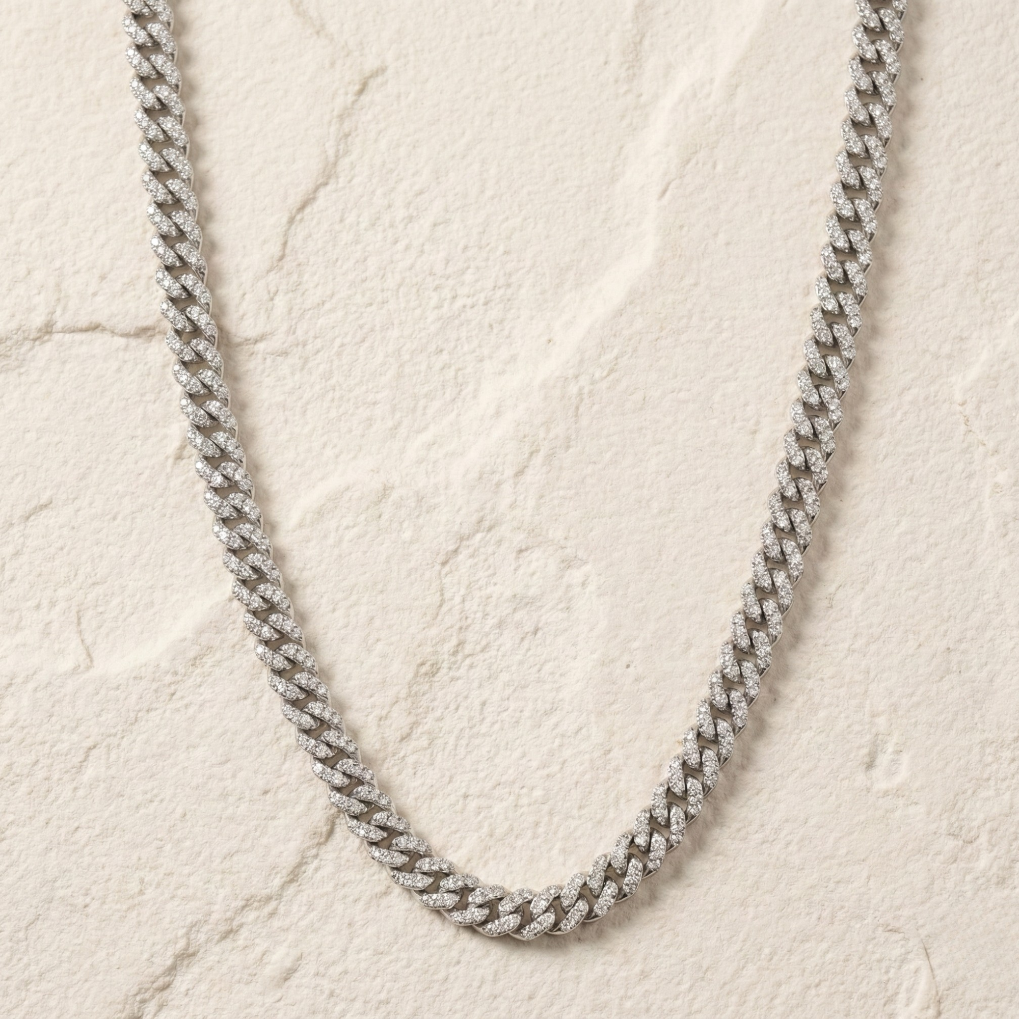 שרשרת קובאני משובצת מואסנייט