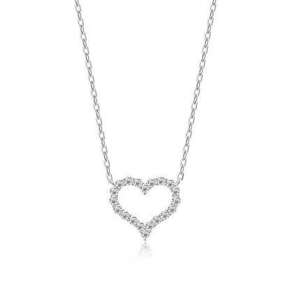 שרשרת לב 1.2 קראט - Makeda Jewelry
