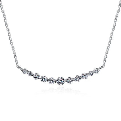 שרשרת 11 אבנים מדורג - Makeda Jewelry