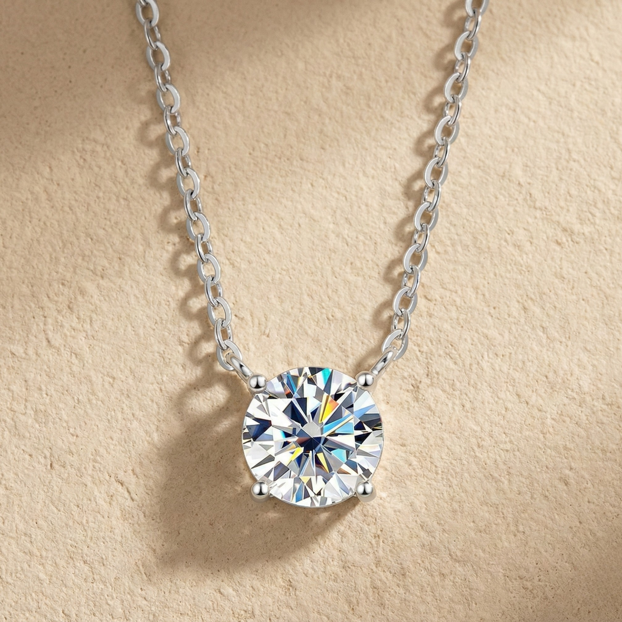 שרשרת מואסנייט קלאסית